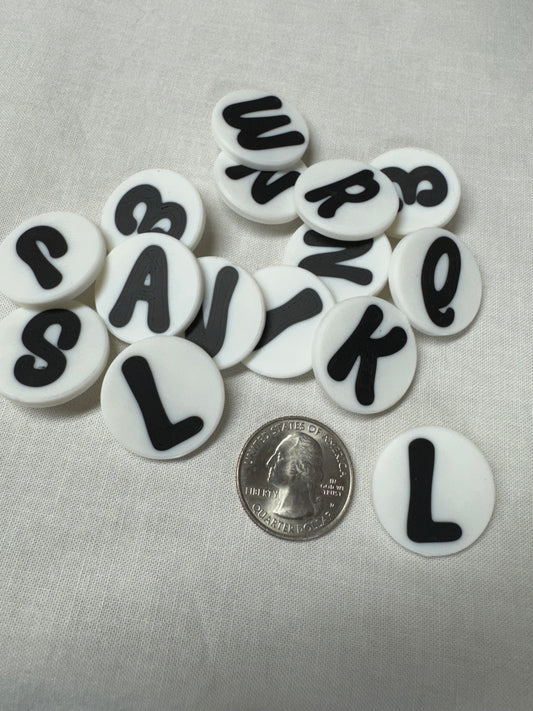 3D printed felt letter board accessories- BEAD FONT