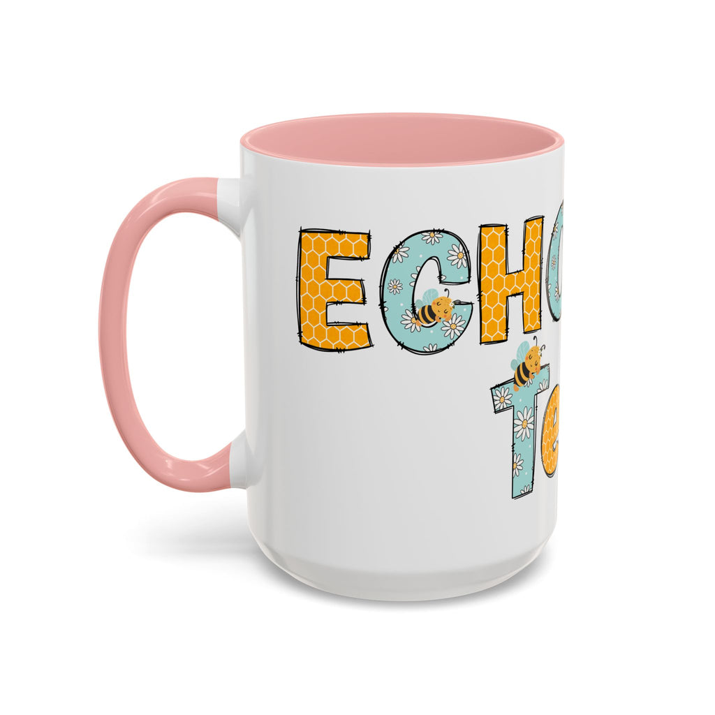 Personalized ECHO Tech Coffee Mug —  Floral Accent, Custom Name & Credential