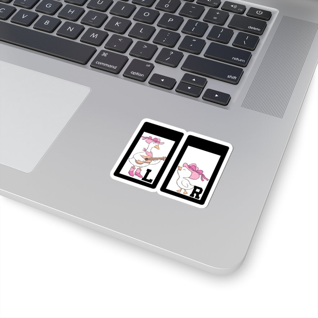 Cowgirl Goose X-ray Markers Kiss-Cut Sticker - Laptop Decals