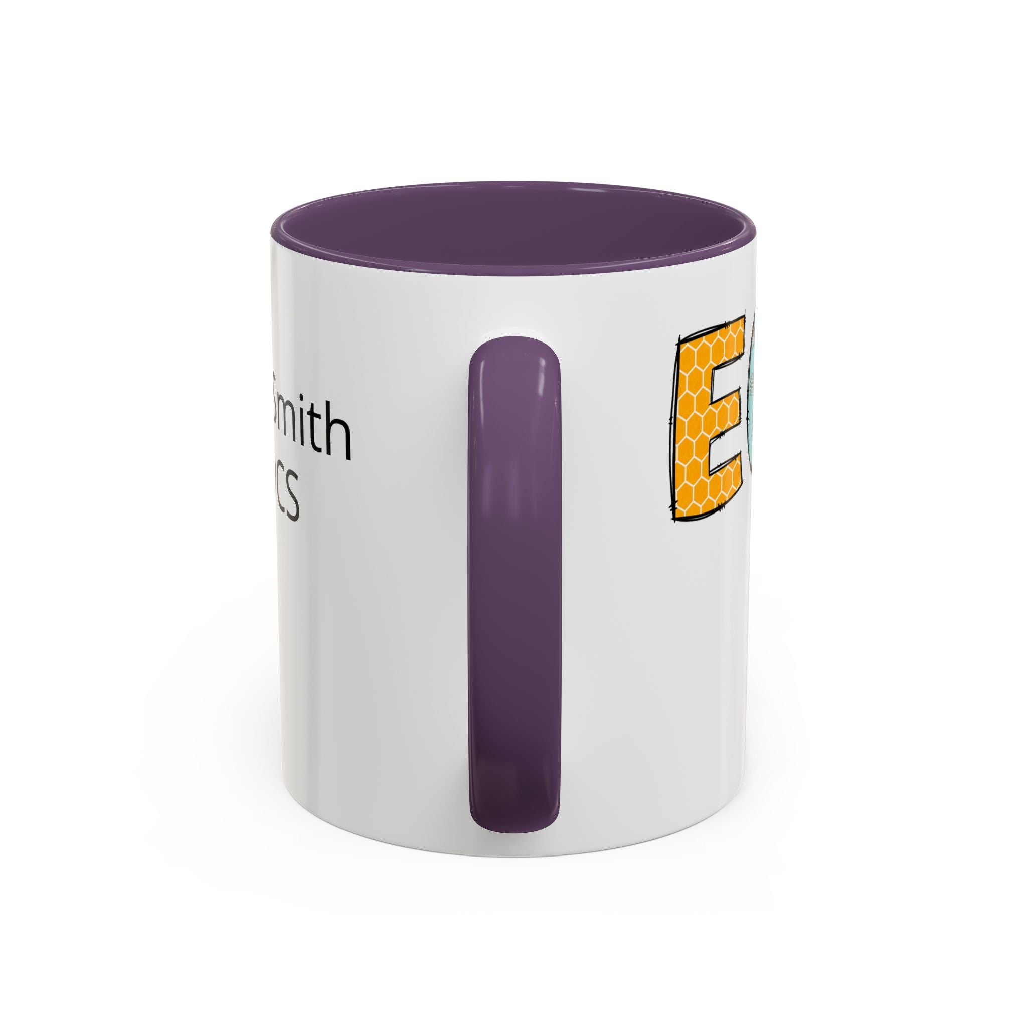 Personalized ECHO Tech Coffee Mug —  Floral Accent, Custom Name & Credential