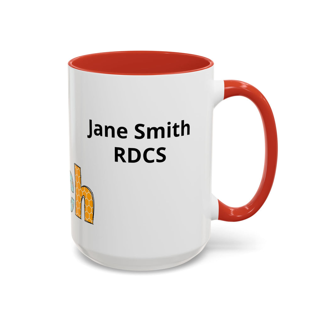 Personalized ECHO Tech Coffee Mug —  Floral Accent, Custom Name & Credential