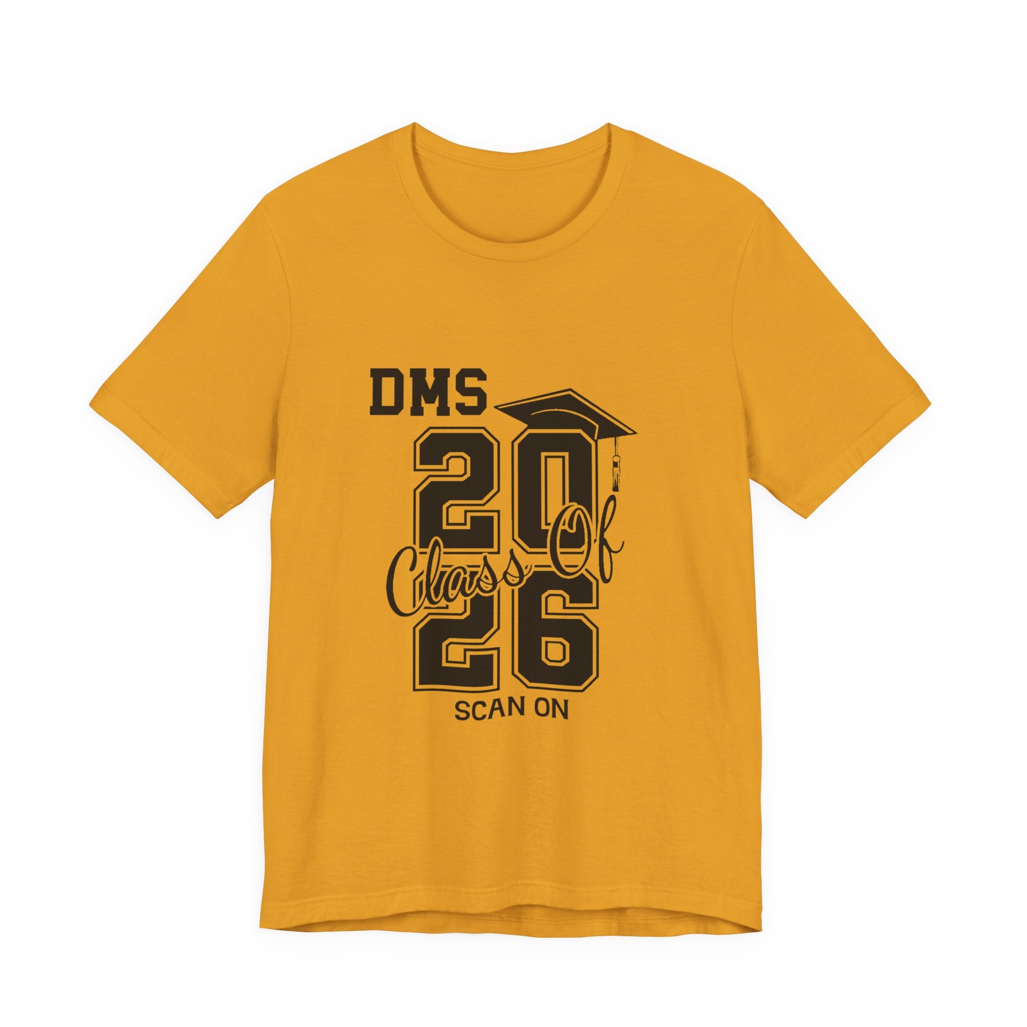 DMS Class of 2026 Graduation Tee Personalized Name T-Shirt